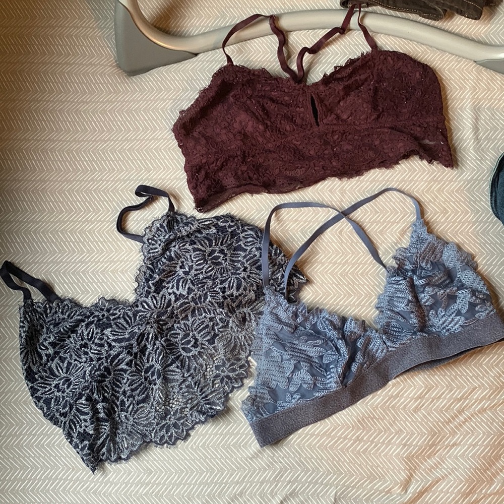 Set of 3 Medium Aerie Bralettes